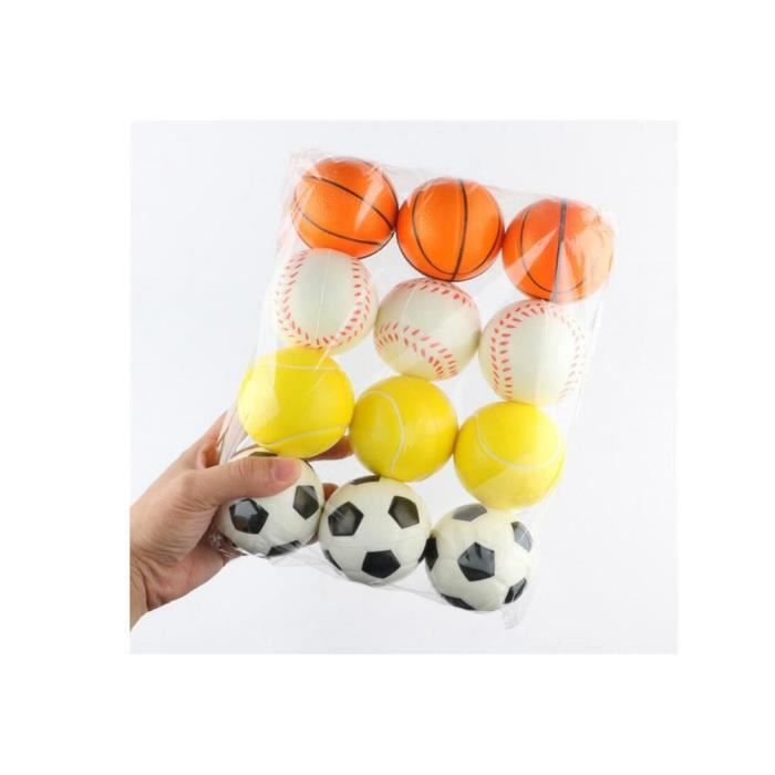 12 Pièces Mini Balles de Sport,Balle Anti-Stress Sport,Mini  Tennis,Basket,Jouets et Cadeaux Anti-Stress pour Enfants et Adultes. -  Cdiscount Jeux - Jouets