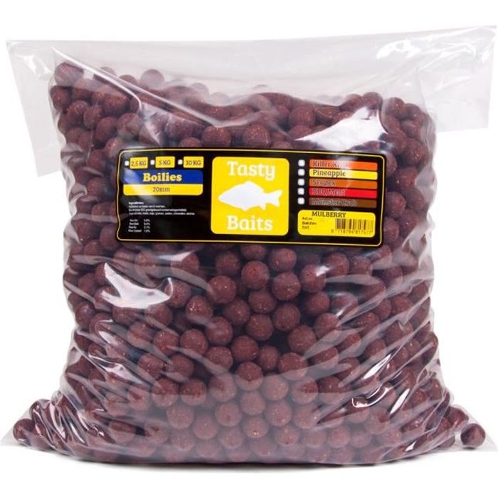 Tasty Baits Mulberry Magic | Bouillette | 20mm | 5kg