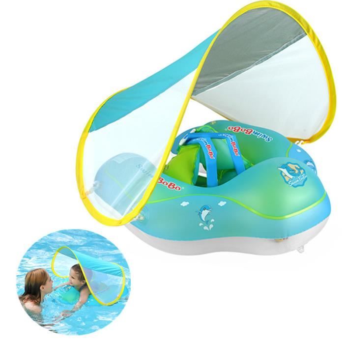 RNPKZ Bouée Bébé, Bouee Bebe, Bouee Bebe avec Pare Soleil UPF 50+, Anti-Retournement, avec 1 Pompe, Siège Réglable, aux Enfants Capacité de Charge, pour Tout-Petits pour 6 à 72 Mois Garçon Fille RNPKZ Bouée Bébé, Bouee Bebe, Bouee Bebe avec Pare Soleil UPF 50+, Anti-Retournement, avec 1 Pompe, Siège Réglable, aux Enfants Capacité de Charge, pour Tout-Petits pour 6 à 72 Mois Garçon Fille