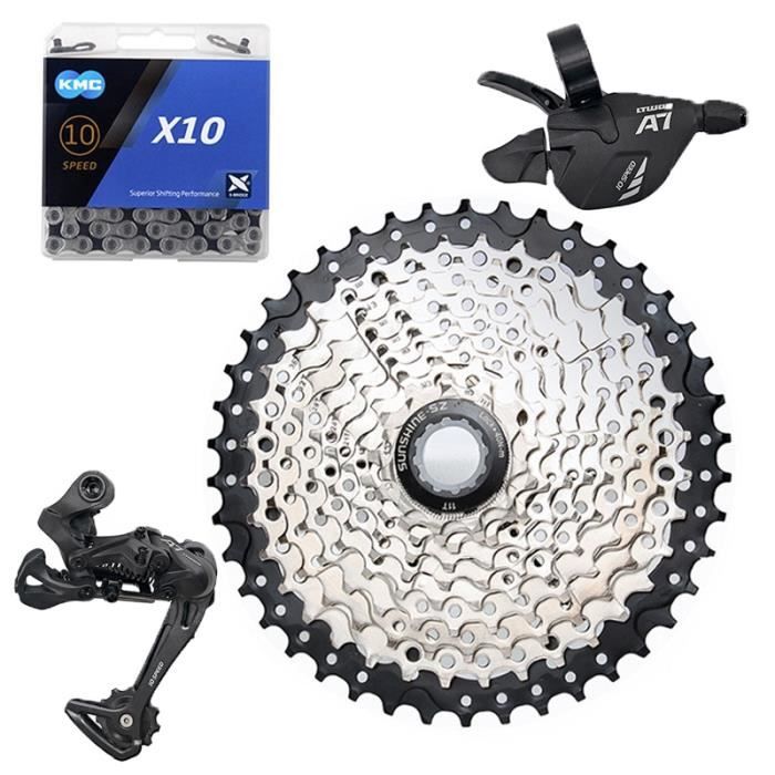 Accessoire v lo Vtt 10 vitesses groupe 10 s 11 42 46 50T K7
