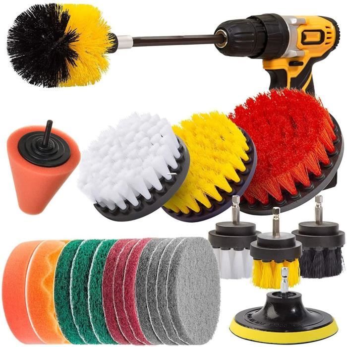 BEAUTPINE 1 pièce tête de la perceuse Qui absorbe la poussière tête rotative à 360 degrés Facile à Nettoyer tête rotative têtes rotatives Micro Fibres Accessoire Rotatif 