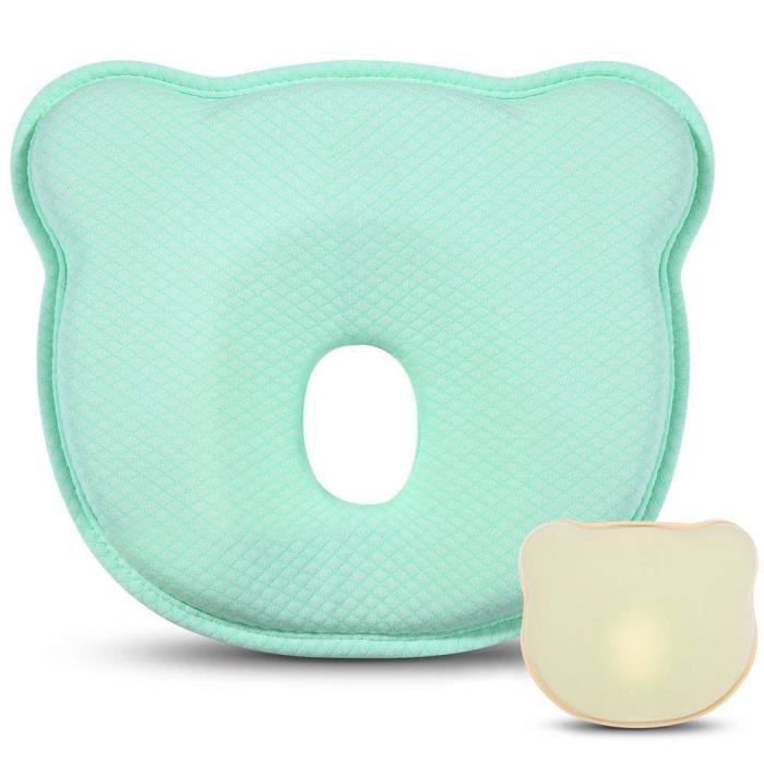 Bebe Tete Gainant Taie D Oreiller Pour Nouveau Ne Aikiddo Respirant Taie D Oreiller Mousse A Memoire De Forme Pour Le Support De Cdiscount Puericulture Eveil Bebe