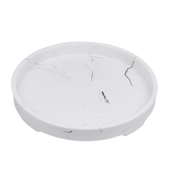 DT10371-Fruit Plateau Rond En Bois Plateau De Rangement De Bureau