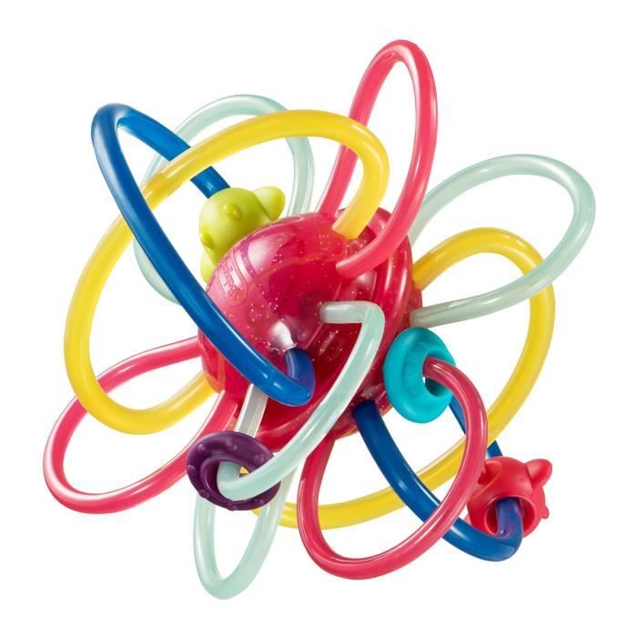 Bc Babycare - Hochet de Dentition colorés rotatifs - Jouets pour Bébé 3 mois plus - Jouet de Dentition Sensoriel