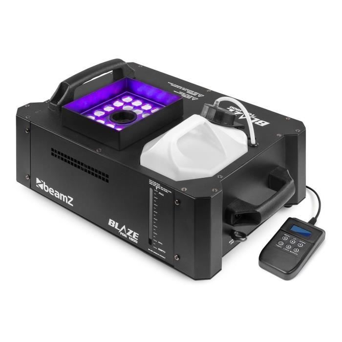 Machine à fumée - BEAMZ - BLAZE1800 - 1800 Watts - 24 LEDs - Télécommande incluse