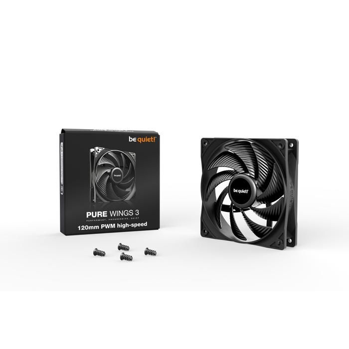 be quiet! Pure Wings 3 120mm PWM high-speed – Ventilateur de boîtier 120 mm PWM