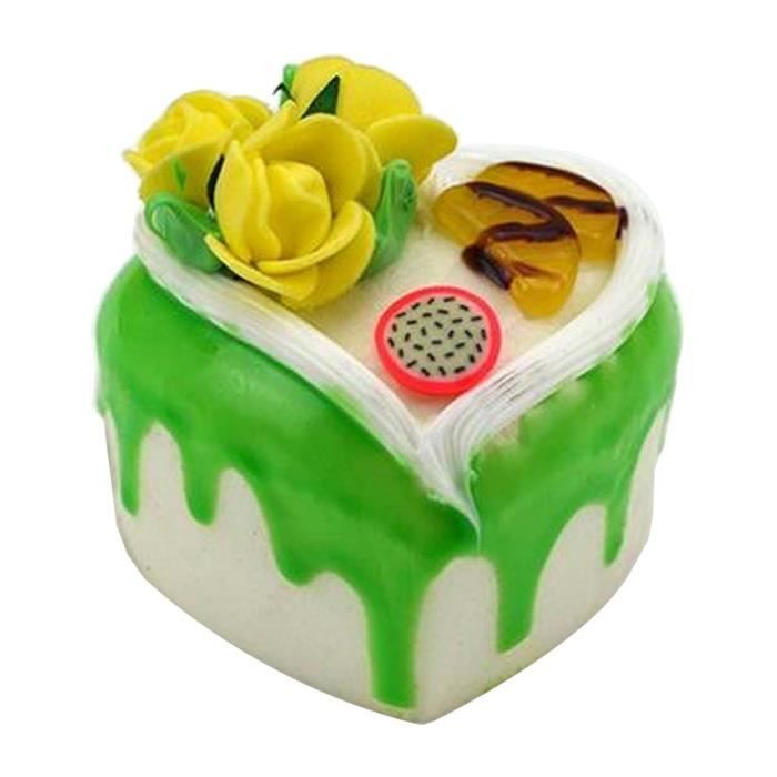 Ensemble De 2 Gateaux Artificiels En Forme De Coeur Gateau Fake Rose Jaune Cdiscount Maison Ensemble De 2 Gateaux Artificiels En Forme De Coeur Gateau Fake Rose Jaune Cdiscount Maison