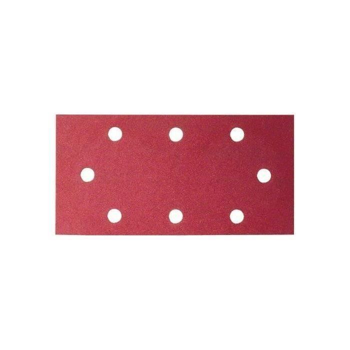 Feuilles abrasives BOSCH pour ponceuse vibrante Grain 240 93x230 mm Set de 10 pièces
