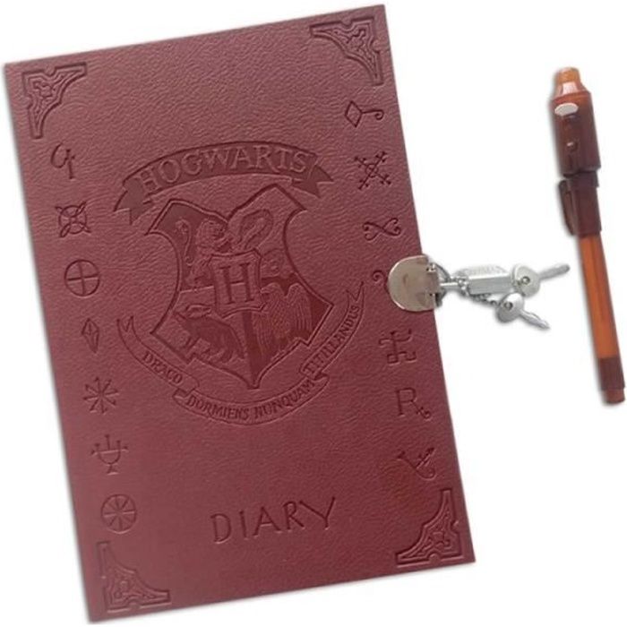 Set Journal Intime Harry Potter Poudlard avec Stylo Magique Invisible