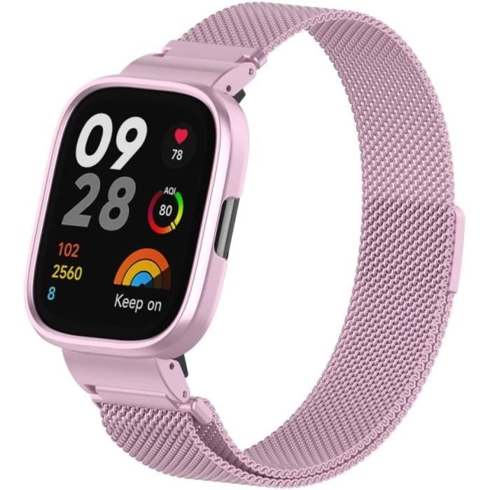 Bracelet De Montre En Silicone GOZAR Or Rose 22mm – Unisexe – Boucle De Sécurité