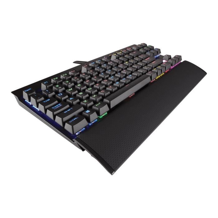 Clavier Mécanique Corsair K65 RGB RAPIDFIRE Rétroéclairé RGB Compact USB Anglais UK