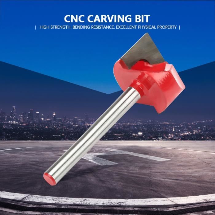 Fraise à Découper CNC Fraise à Bois Nettoyage Du Fond Fraise CNC Outil