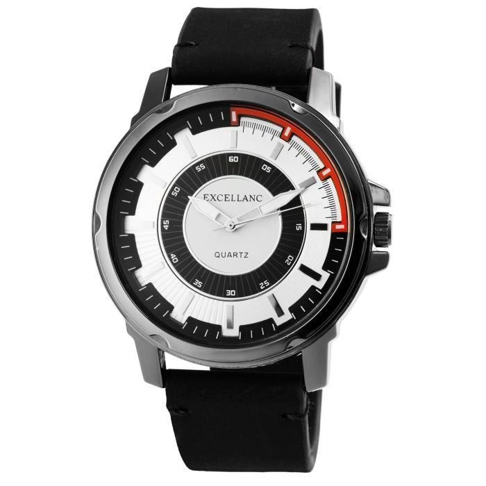 Montre XXL visible la nuit Quartz cuir 2900158 003 Achat vente