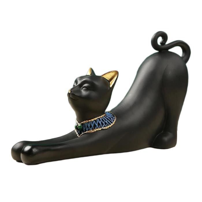 Figurines De Chat Porte-Bonheur En RéSine Japonaise Maneki Neko DéCoration De La Maison