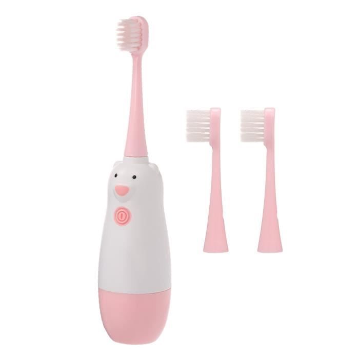 Brosse A Dents Electrique D Enfants A Piles De Brosse A Dents D Enfants D Enfants Pour 3 12 Ans Tetes De Brosse Douces 3 Cdiscount Electromenager