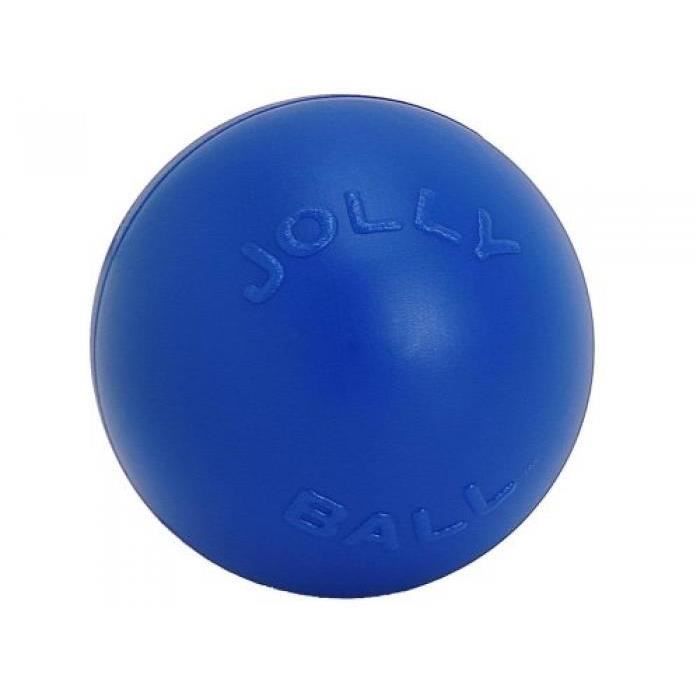 Meilleurs prix pour Jouet pour chien - JOLLY PET - BALL PUSH-N-PLAY - Bleu - Plastique rigide très durable - 15 cm