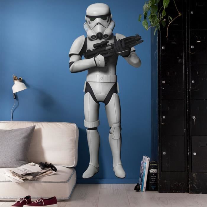 Star Wars Storm Trooper Autocollant Mural-Choix 14 Couleurs 4 Tailles-Easy Transfer
