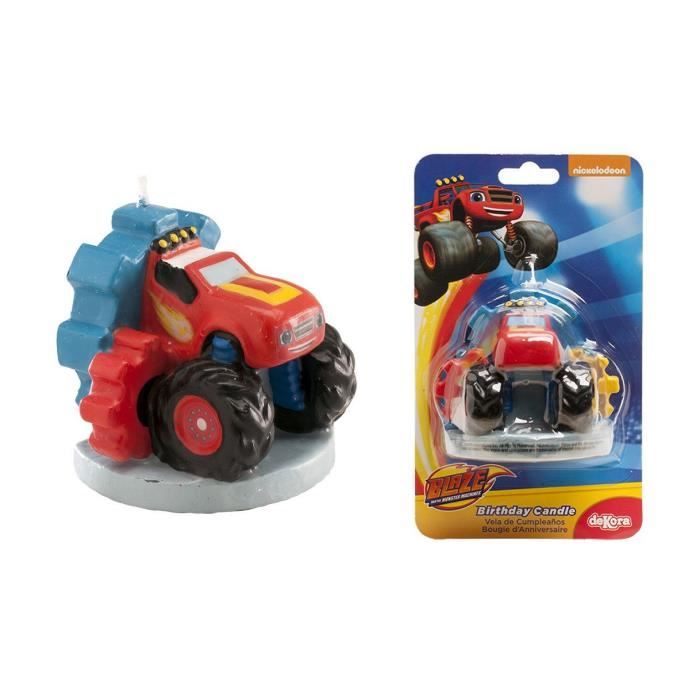 Bougie Blaze 3d Decoration Gateau Anniversaire Enfant 7cm 295 Cdiscount Maison