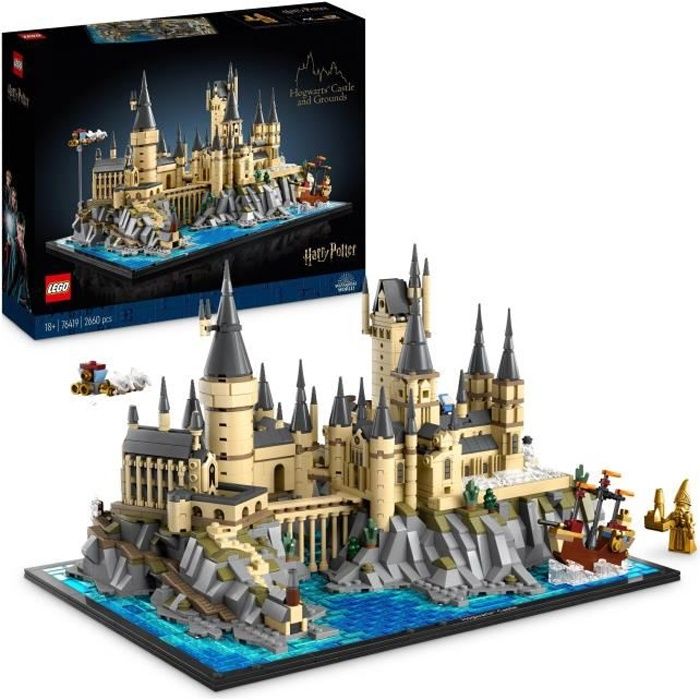 LEGO® Harry Potter 76419 Le Château et le Domaine de Poudlard, Maquette à  Construire pour Adultes, Incluant les Lieux Iconiques - Cdiscount Jeux -  Jouets