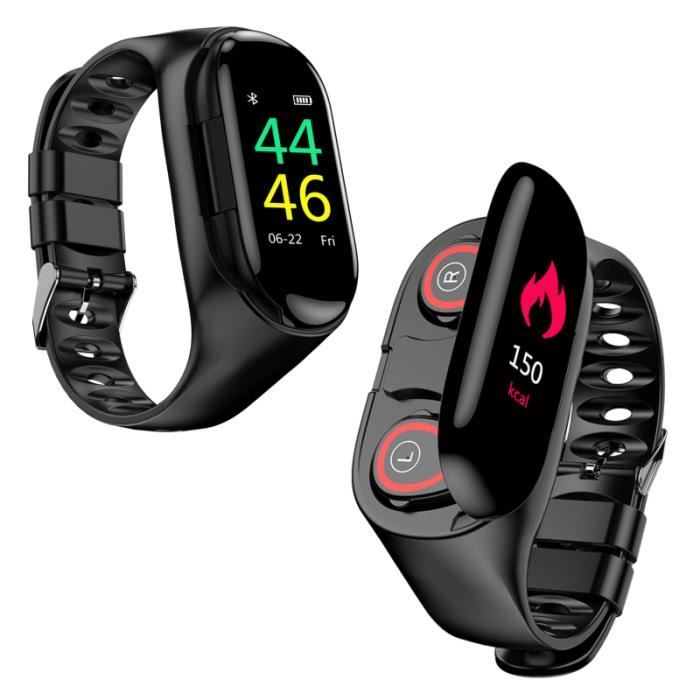 Montre Connect e Casque Bluetooth 2 en 1 LEMFO M1 Montre