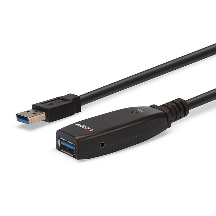 Lindy Extendeur USB 3.0 actif slim 15m