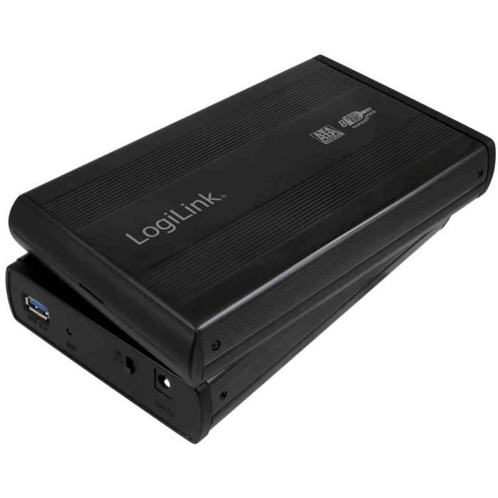 LogiLink Enclosure 3 5 Inch SATA HDD USB 3.0 Alu Boitier externe 3.5 SATA 3Gb/ USB 3.0