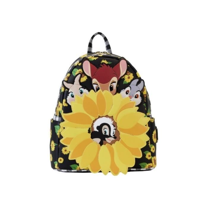 Sac à dos LOUNGEFLY Sunflower Friends Bambi Jaune Enfant