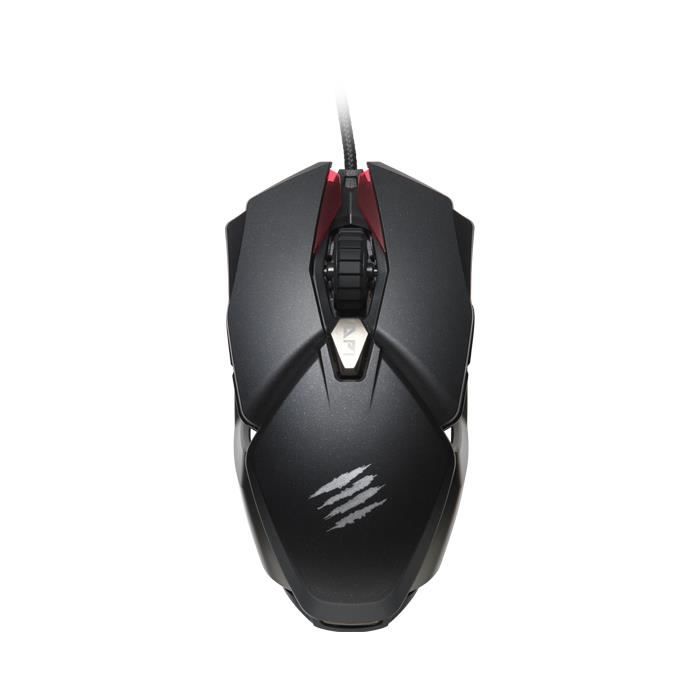 Madcatz B.A.T. 6+ Souris Gaming Ambidextre - Capteur 16000 DPI & 2000Hz - Commutateur DAKOTA 2ms - Repose poignets