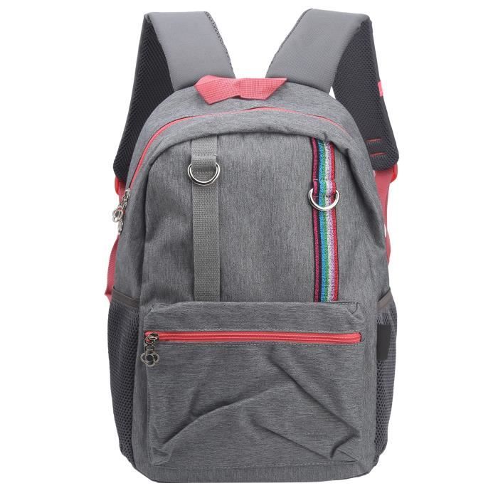 Sac à Dos Enfant Léger - Motif étoiles Et Football - Polyester Imperméable - Compartiment Pour Ordinateur 15" - Pour école Et Sport