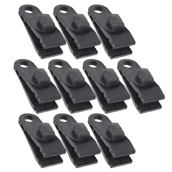 Clips De Fixation Pour Bâche De Tente - Lot De 20 à 40 Pièces Robustes, Réutilisables Et Imperméables - Idéal Camping
