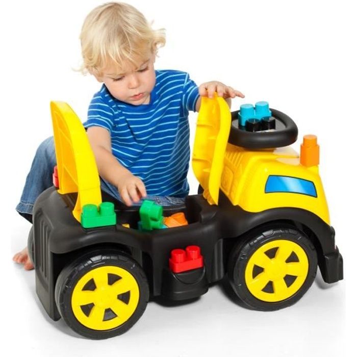 Camion 3 en 1 MOLTO Trotteur Jeu de 50 blocs Jaune Mixte A partir de 12 mois Cdiscount Puericulture Eveil bebe