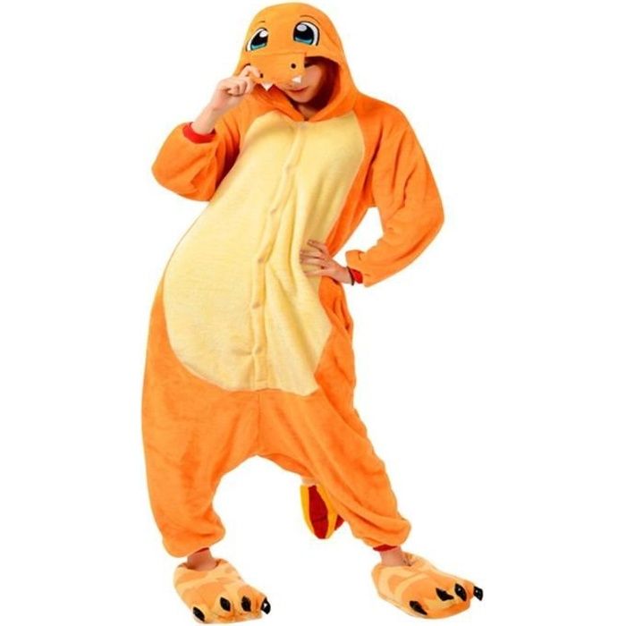 Pyjama Femme Hiver Pilou Confortable chaud Pyjama Combinaison Animaux Polaire Pyjama Srtitch Girafe Cochon souple qualite