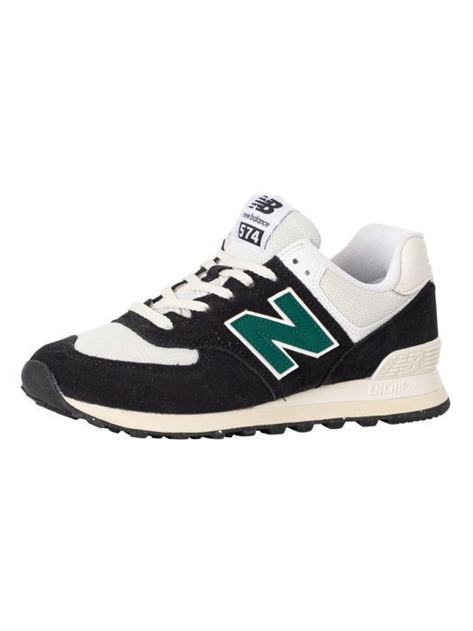 Chaussures de sport pour adulte NEW BALANCE 574 Noir Textile Homme Lacets