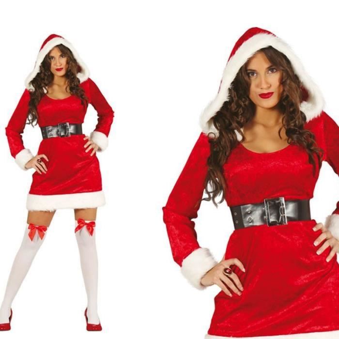 DÉGUISEMENT DE MÈRE-NOËL EN VELOURS - SUPER H PERSO CELEBR - Cdiscount
