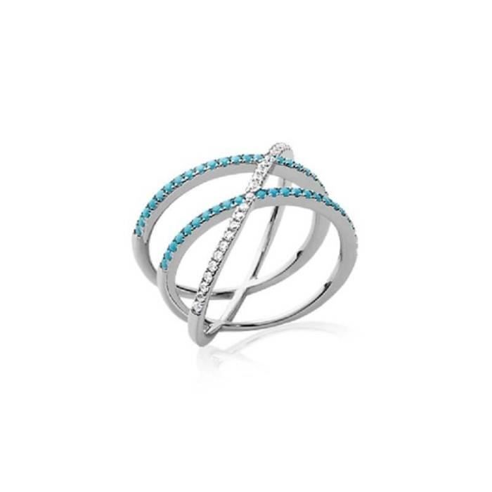 Alliance 3 anneaux argent rhodié 925 ‰ 2,5 mm SO OR