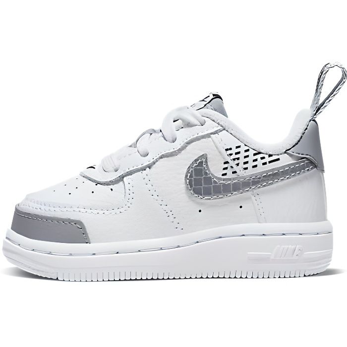 BASKET NIKE AIR FORCE 1 BEBE CK0830 100 Blanc Cdiscount Chaussures