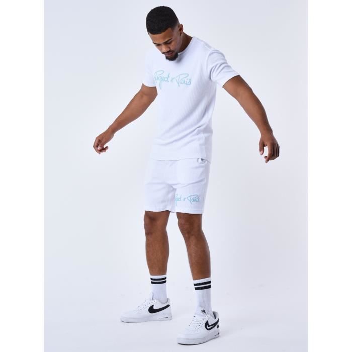 PROJECT X PARIS - Short Waffle Logo Signature broderie - Homme