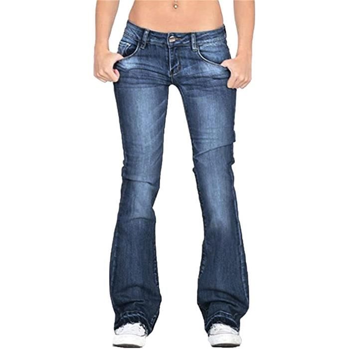 Pantalon taille basse bootcut best sale