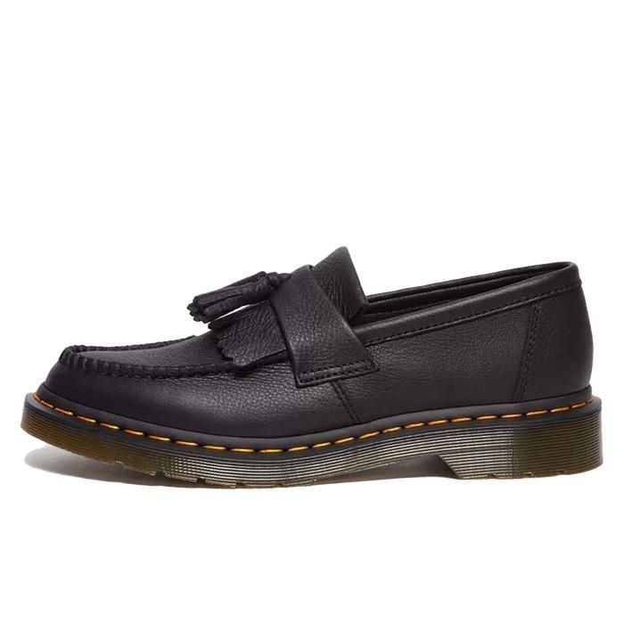 Dr. Martens ADRIAN Noir chaussure Mocassins - Dr Martens - Adrian - Cuir Virginia doux et grainé - Noir - Femme