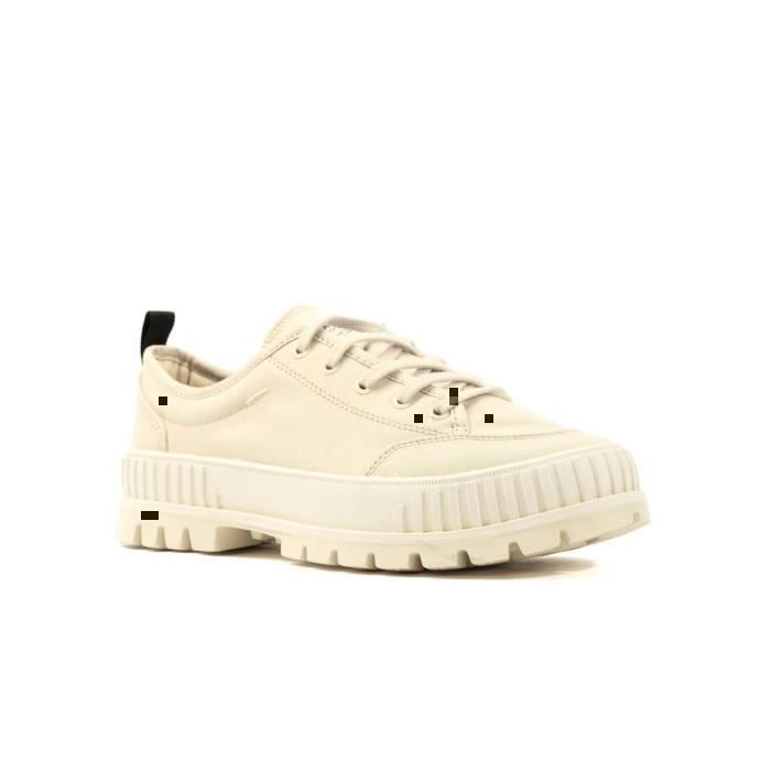 Palladium Baskets - PALLADIUM - PALLASHOCK LO ORG 2 - Beige - Textile - Lacets