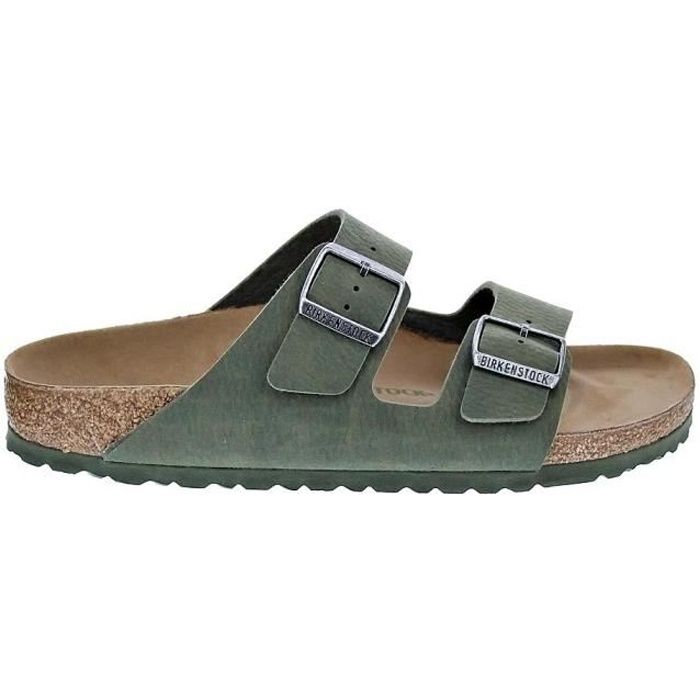 Sandales Birkenstock Arizona pour homme - Gris - Boucle de serrage