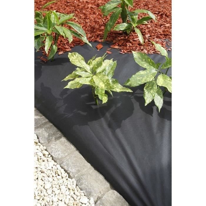 Nappe de paillage - noir 50 gr/m² - 1x10 m