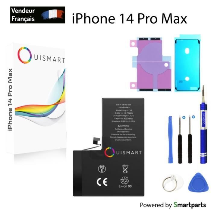 Batterie Interne Neuve De Remplacement Pour IPhone 14 Pro - Marque OuiSmart Avec Outils