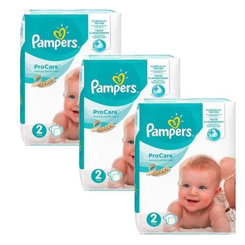 288 Couches Pampers ProCare Premium protection taille 2 Cdiscount