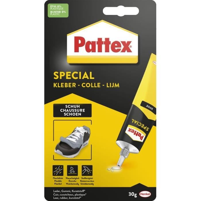 Colle PATTEX Spécial Chaussures 30gr - Cdiscount Bricolage