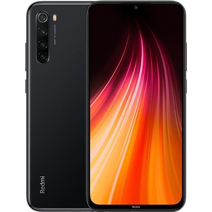 Vente Téléphone portable XIAOMI Redmi Note 8 64Go Noir pas cher Vente Téléphone portable XIAOMI Redmi Note 8 64Go Noir pas cher