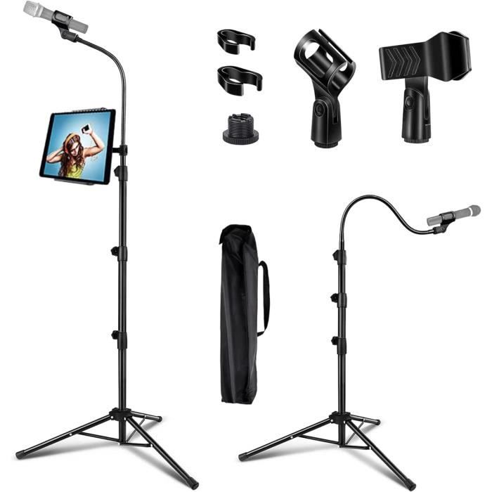 Support Téléphone Flexible Col De Cygne - Pince Réglable Stable Pour Lit, Bureau Ou Table - 7