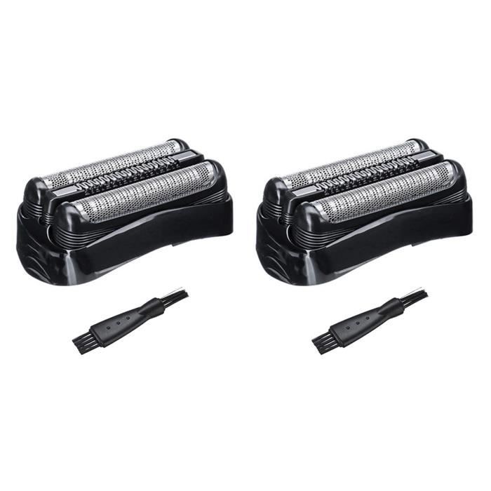 Tête de Rechange - BRAUN - 21B - Pour rasoir électrique Series 3 - Noir