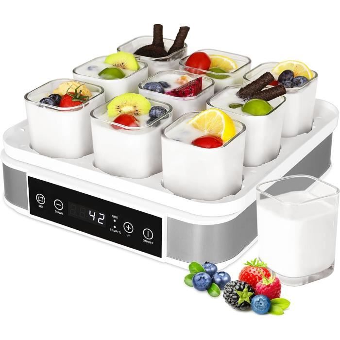 Kit 8 verrines pour yaourtière Yogurt Digital