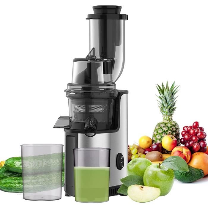 Presse-agrumes électrique à Froid 180W - Large Goulotte, Extraction Maximale, Compact Et Portable Pour Jus Maison - 8